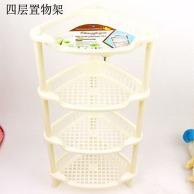6188 三角架/多孔四层浴室置物架浴厨架/卫浴架