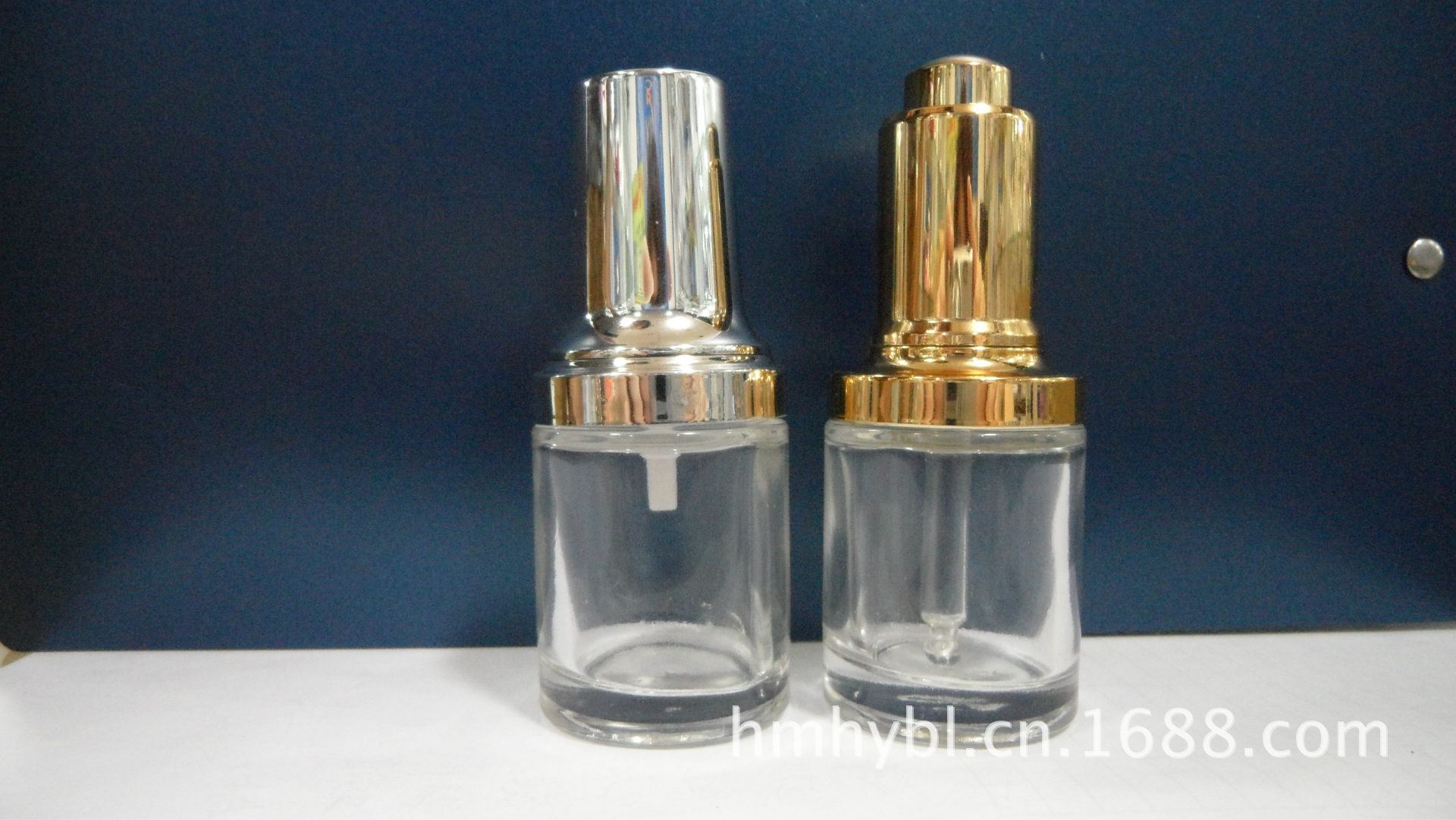 化妆品玻璃包装新款压泵滴管肩套瓶