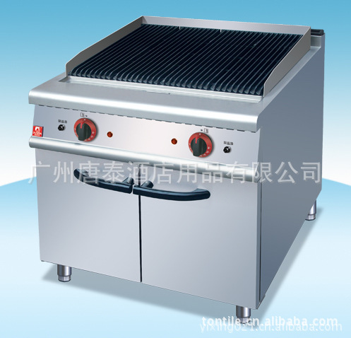 供应ZH-TH电岩火烧烤炉连柜座酒店用品供应商价格便宜品种齐全