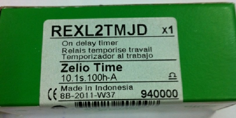 REXL2TMJD   通电延时  DC12V     0.1s--100h   2C/O  继电器 