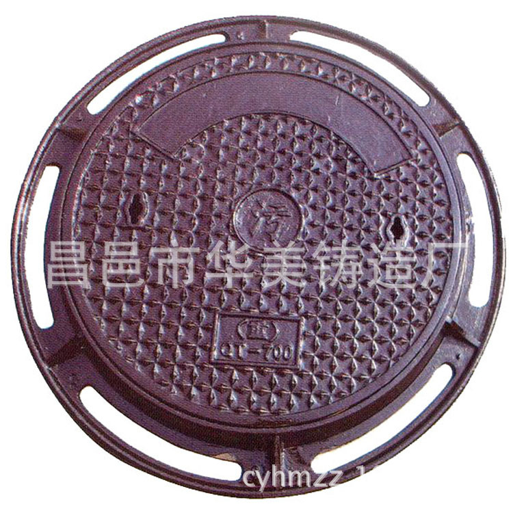 球墨铸铁井盖 铁园井盖【图】井盖 铸铁 厂家供应