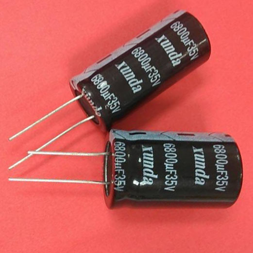 优品电容推荐6800uf/35V 东莞电解电容生产厂家体积 22×35 18*40