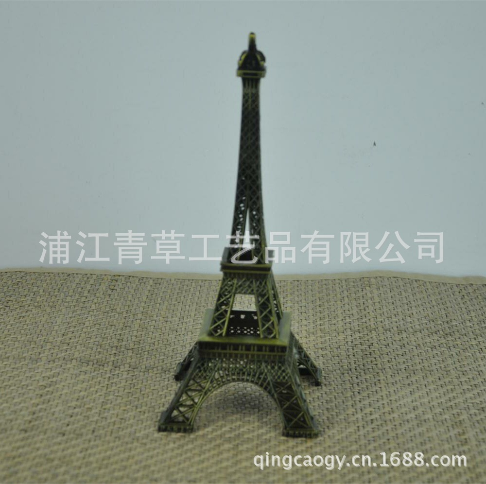 供应锌合金铁塔各色铁塔家居摆设品25#