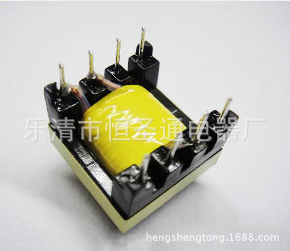 EF25 适配器高频开关电源变压器  卧式4+4