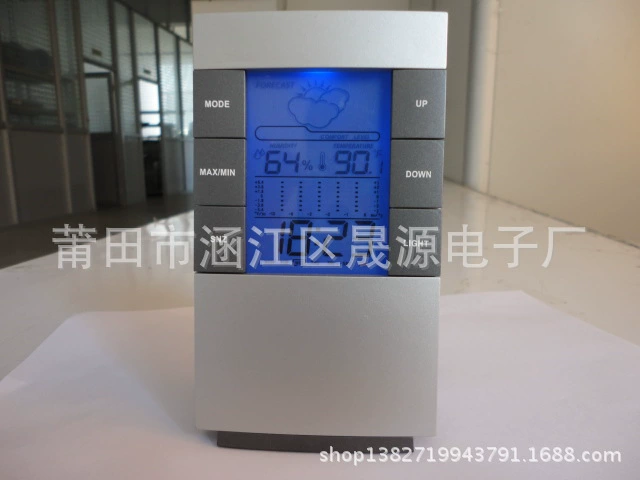 Поставка погоды Прогноз Часы, температура часы, вечный календарь электронные часы, рекламные подарочные часы