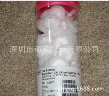 PALL Acrodisc针头式过滤器PTFE膜 25MM 货号4219