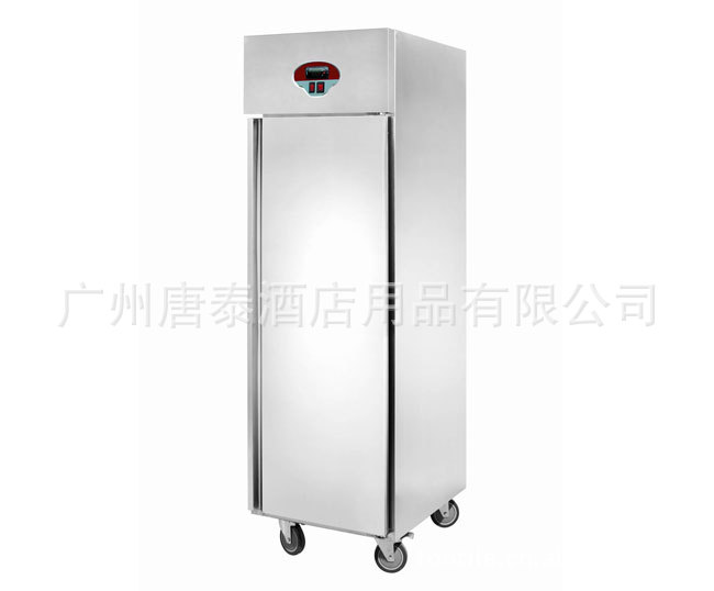 供应酒店厨房设备 生产厂家GN620AR1标准款单门风冷冷藏插盘柜