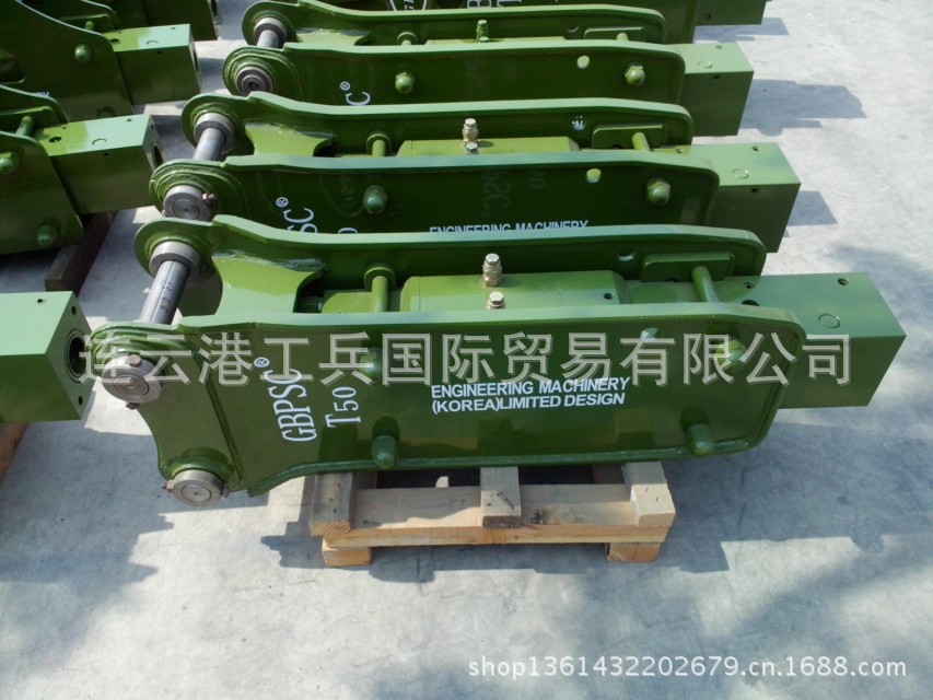 挖机破碎锤 炮头 液压破碎锤 工兵破碎锤 T50 钎杆70mm龙工75