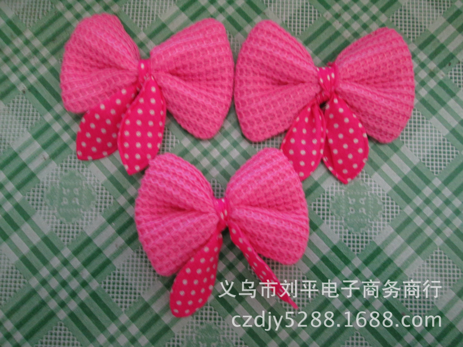 超声波压花 纺织辅料 毛线布蝴蝶结  饰品配件 服装配饰