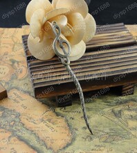 A3341 古青 4.7克 复古音乐符发簪 韩版饰品 新品 30个/包