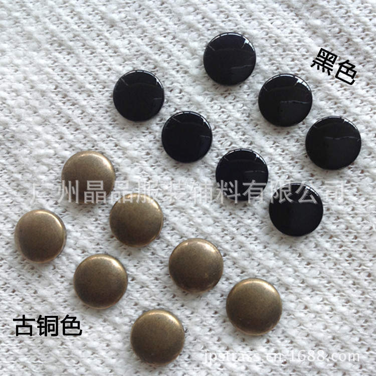 铜烫片厂家直销10mm圆形青古铜铜烫片 高品质胶铜烫片 羊毛衫辅料