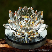 厂家直销 汽车香水座 水晶香水 莲花汽车香水座 水晶工艺品