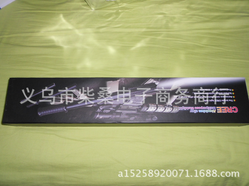 厂家直销手电筒包装盒礼品盒狼牙棒电筒礼品盒狼牙棒手电筒棒球棒