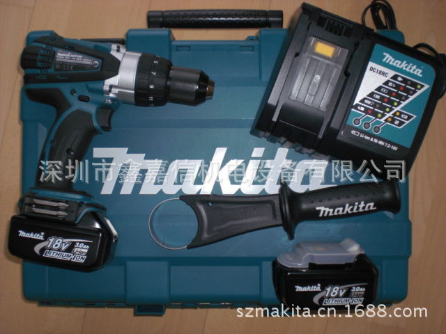 现货批发零售日本makita牧田充电式起子电钻DDF458RFE