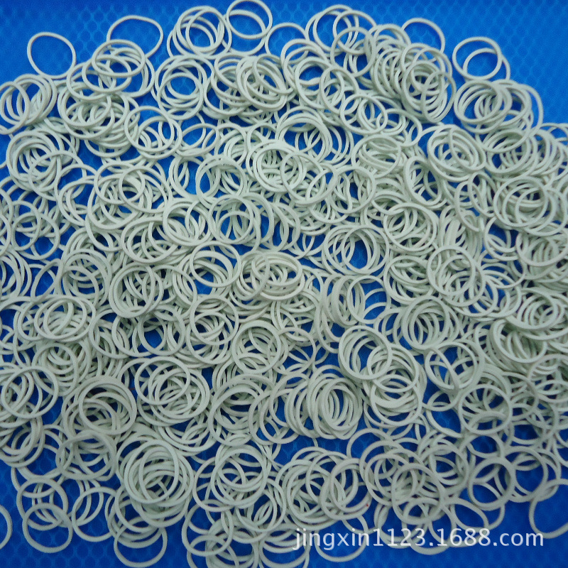 06白色越南进口原装橡皮筋 耐高温发圈 环保超弹力橡胶圈 批发