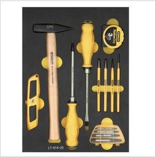 史丹利机修工具14件套敲击切割工具托 LT-014-23