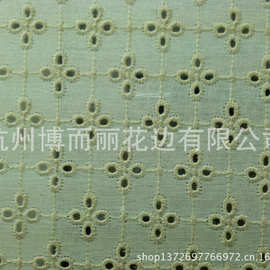 【商家力推】供应优质新款绣花布  棉布绣花  高品质棉布打孔