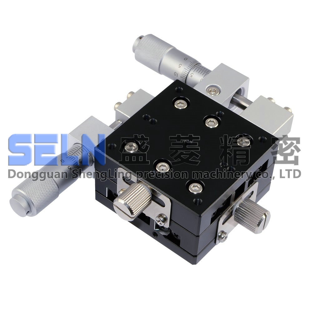 供应 50*50 XY轴 LY50-LM 精密型 微调架 可调平台 手动位移滑台