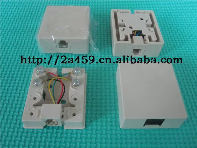 [Фабрика прямых продаж] Телефонная распределительная коробка средняя коробка, высокое качество 6P4C телефонная распределительная коробка средняя коробка