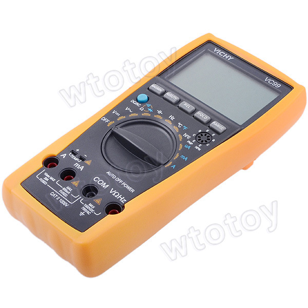 VC99 带模拟条显示 3 6/7位自动量程数字万用表