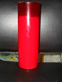 厂家供应教堂瓶蜡烛 红色塑料玻璃杯类型都有 石蜡500Gsherry品牌