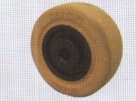 南星黄色W-0002-EE71 防静电橡胶车轮抗电阻值10*8次方以下