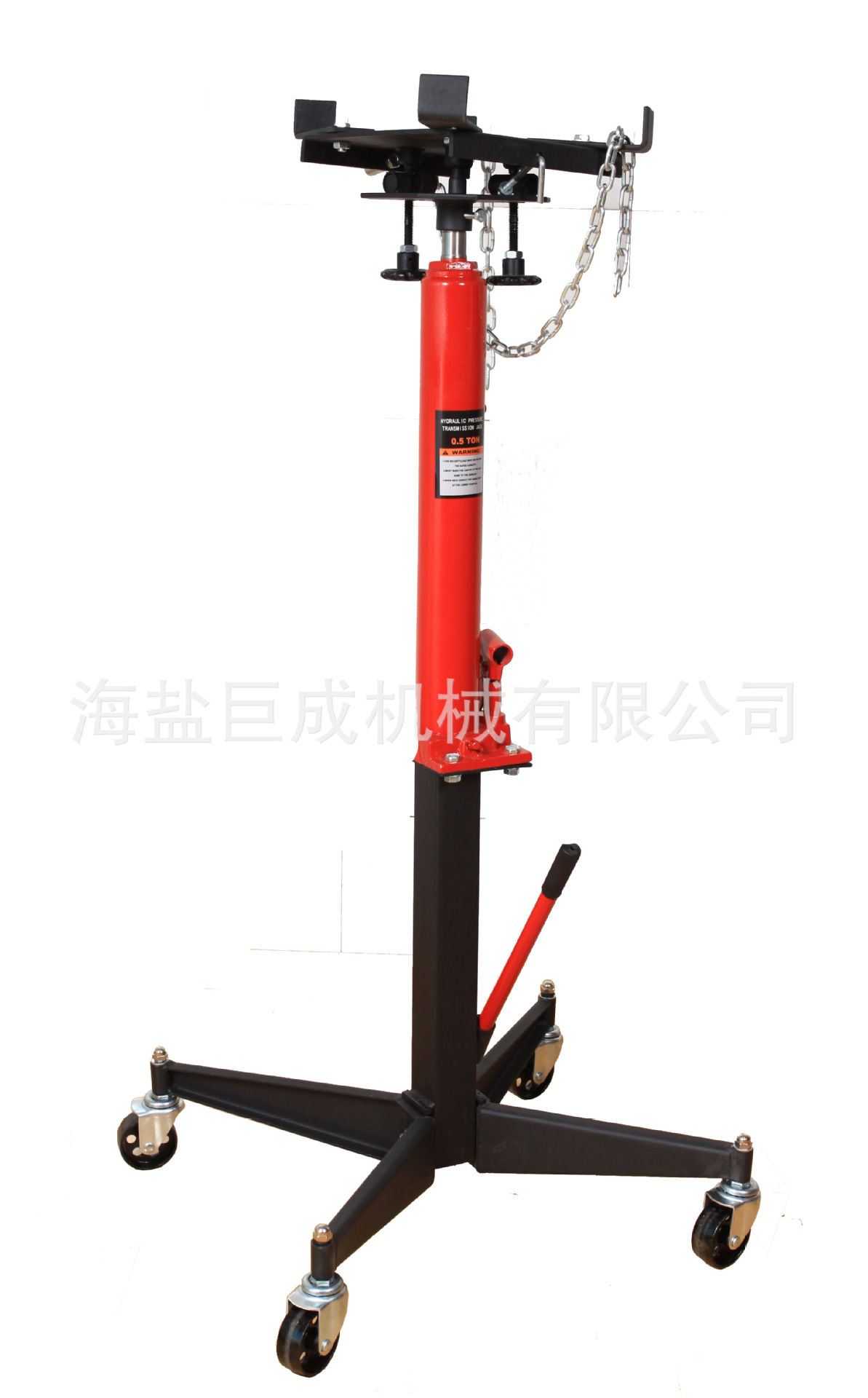 供应 0.5Ton 高位运送顶 TRANSMISSION JACK液压重型顶升车载
