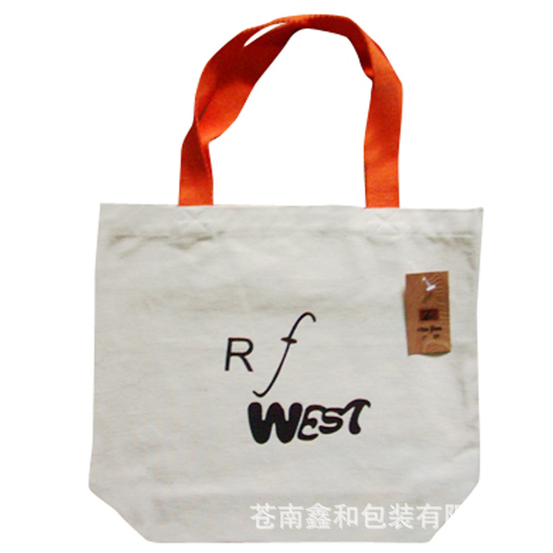 本白色10安帆布袋 手提购物150g纯棉布袋 广告礼品丝印8安帆布袋