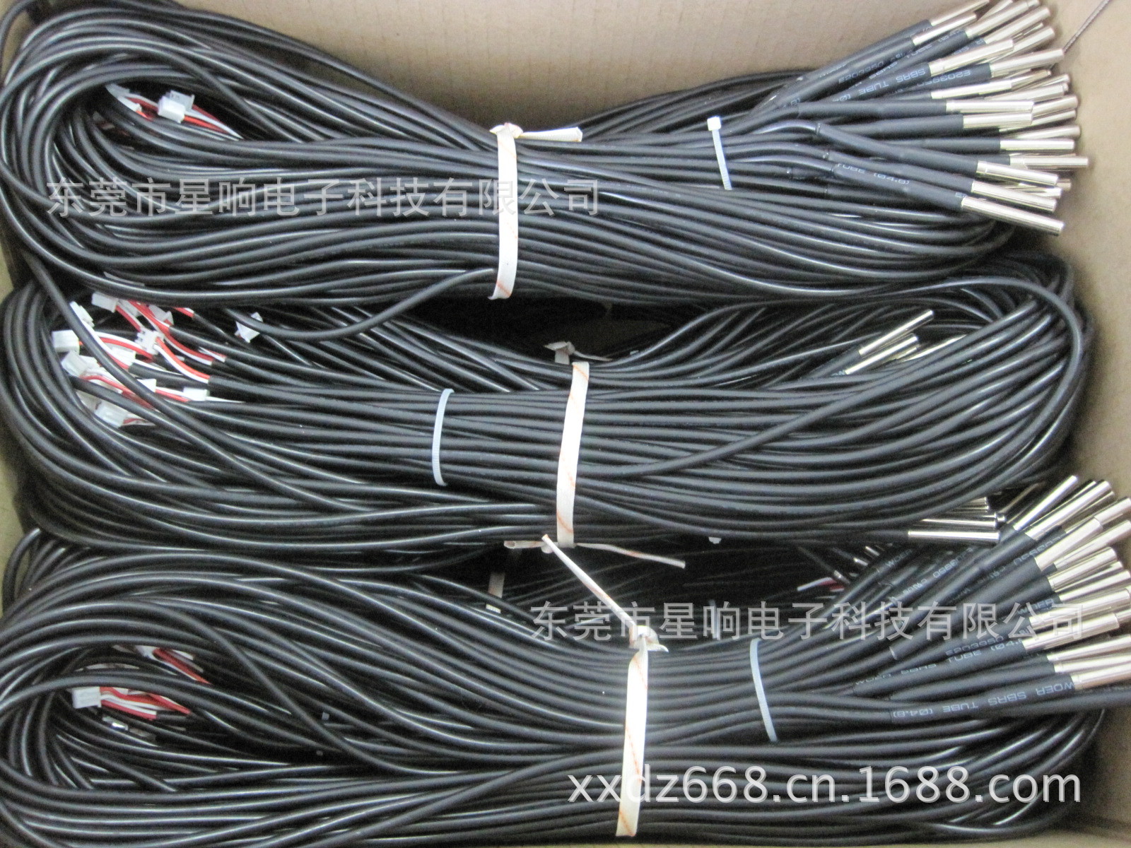 ntc柱形温度探头 温度传感器100千欧 b3950 专业温度探头生产商