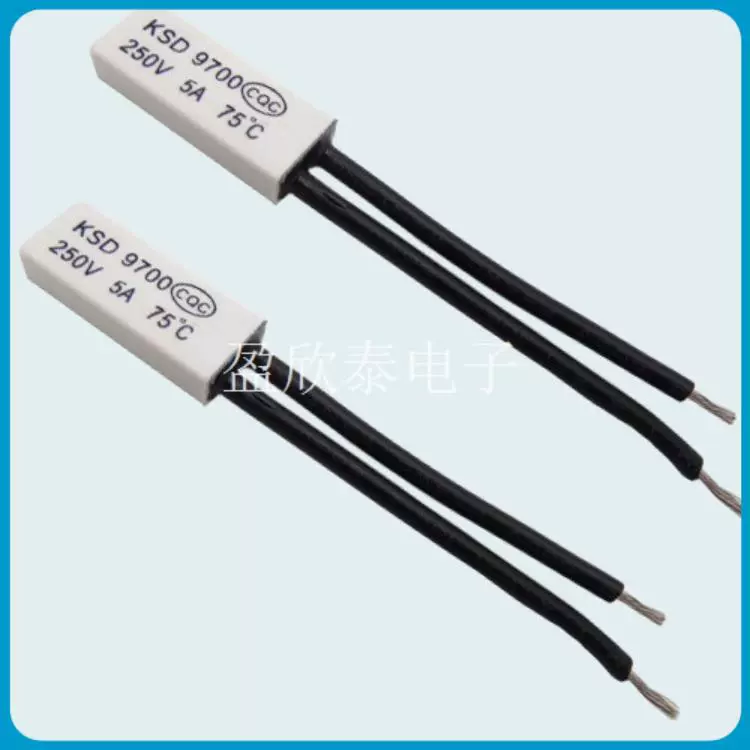 Переключатель контроля температуры 40 градусов ~ 120 градусов 5А пластиковый корпус 9700 переключатель температуры