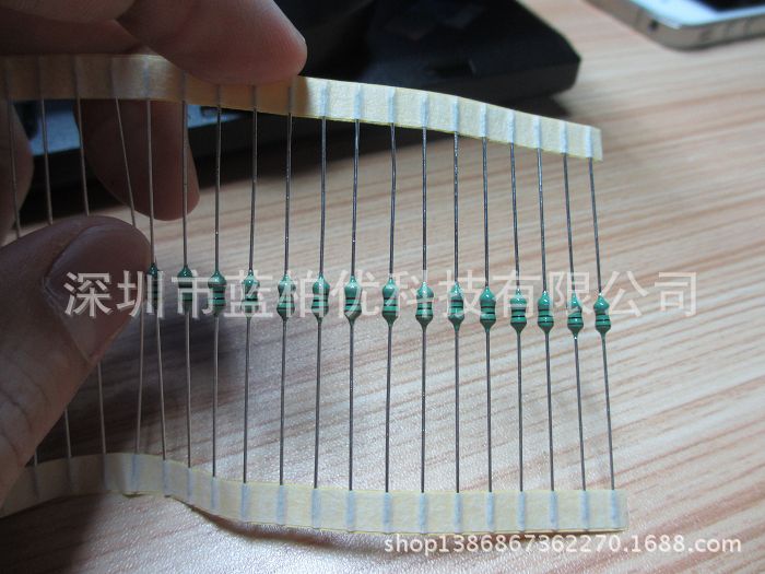 全系列 0307直插电感 色环电感 0307-100UH 1/4W 全新手上现货