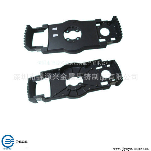 供应锌铝合金压铸模具 铝合金固定支架 表面喷粉 外贸单