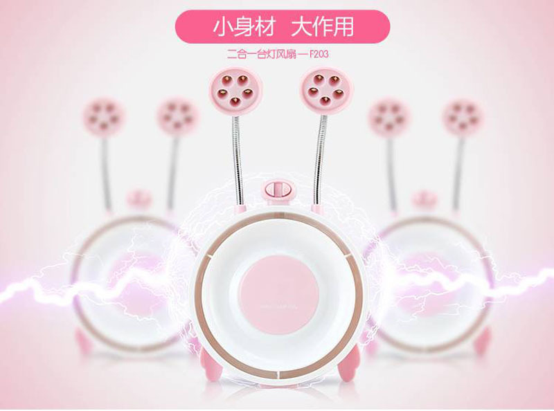 Manufacturer's direct direct product creative two - one lamp fan LED fan multi-function fan, single note color9