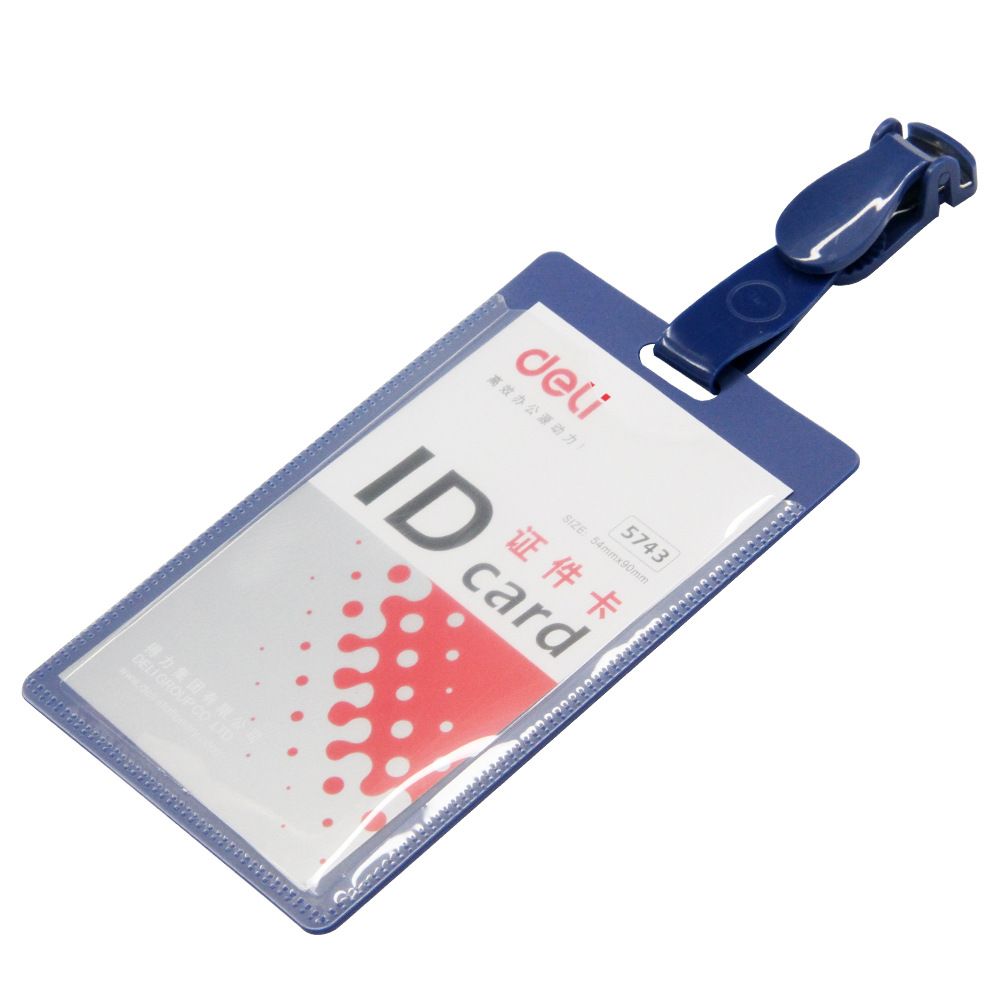 Effective 5743 Badge transparent Certificates Ferrule Work cards Badge Exhibition Meeting Ferrule 50 Pcs