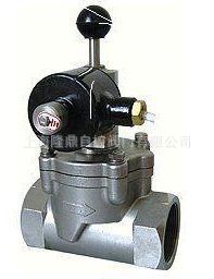 中隆鼎控供应ZCS带手开电关电磁阀2W-200-20水用防爆不锈钢电磁阀