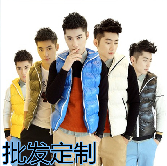 秋冬款韩版潮秋冬情侣马甲背心男休闲男女都可以穿专业批发定做|ms