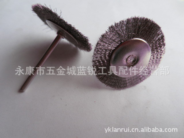 电磨机专用配件 钢丝刷 T型（大平型） 除锈刷 打磨耗材|ms