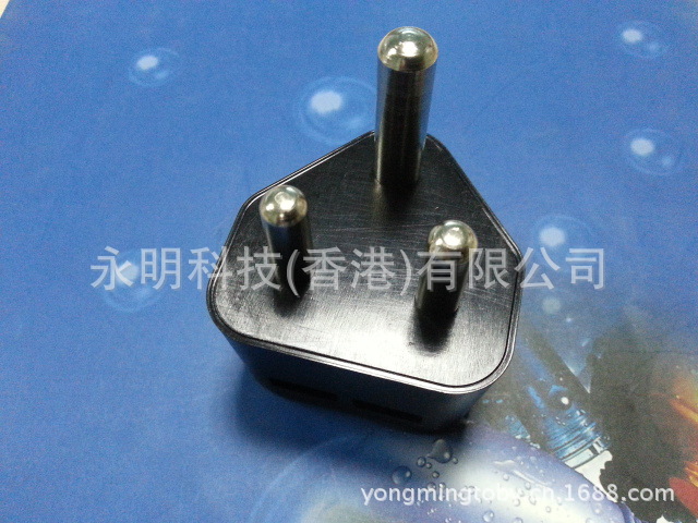 新款5V2.1A 双USB 大南非充电器外壳，平板电脑充电器适配器外壳