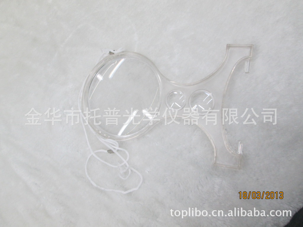 厂家直销 放大镜 挂式放大镜  绣花放大镜 透明放大镜 塑料放大镜