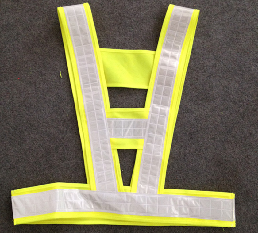 厂家直销反光布马夹交通安全马夹反光背心环卫工装长款春秋装优惠