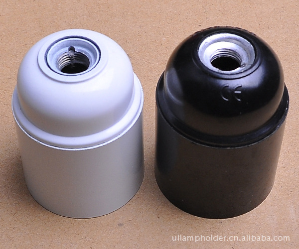 美规E26电木光身灯头 灯座 UL+CSA 灯头灯座 塑料灯头