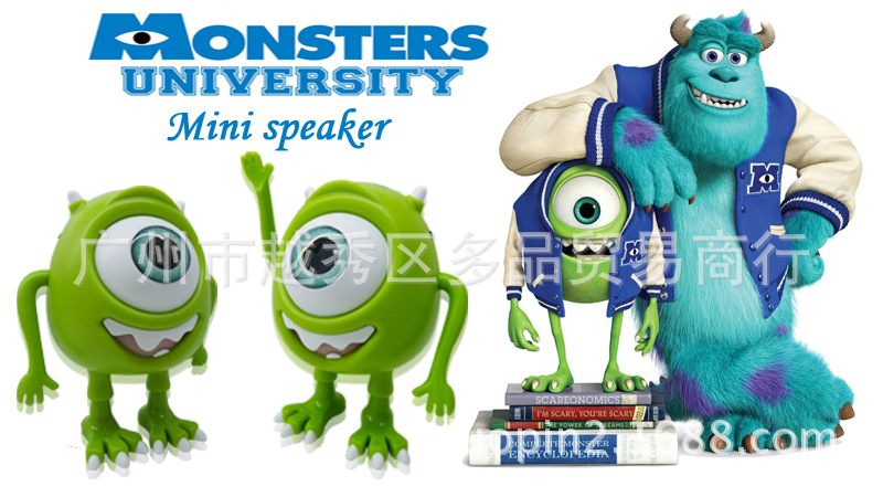 The manufacturer sells the new monsters of the monster sound cartoon mini - sound mini - stereo in a large number of supplies. Random delivery.1