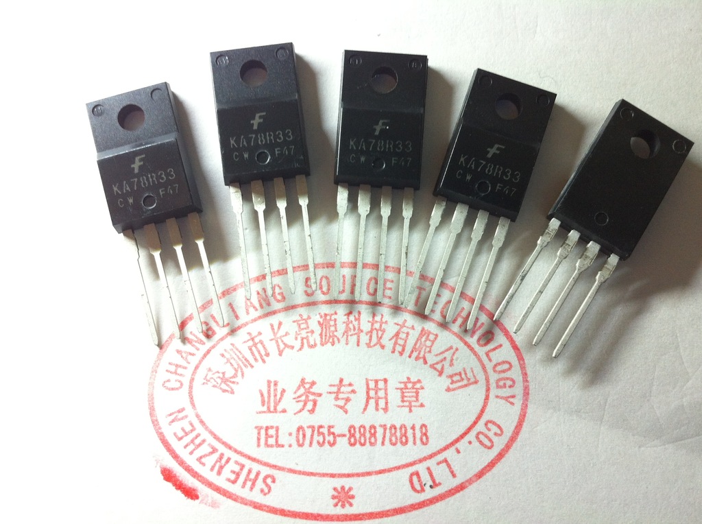 KA78R33CTU 稳压IC 稳压3.3v TO-220F 仙童78R33 LDO低压差