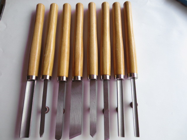促销8PC套装木工雕刻刀 木柄 木雕刀 木刻刀 带工具袋