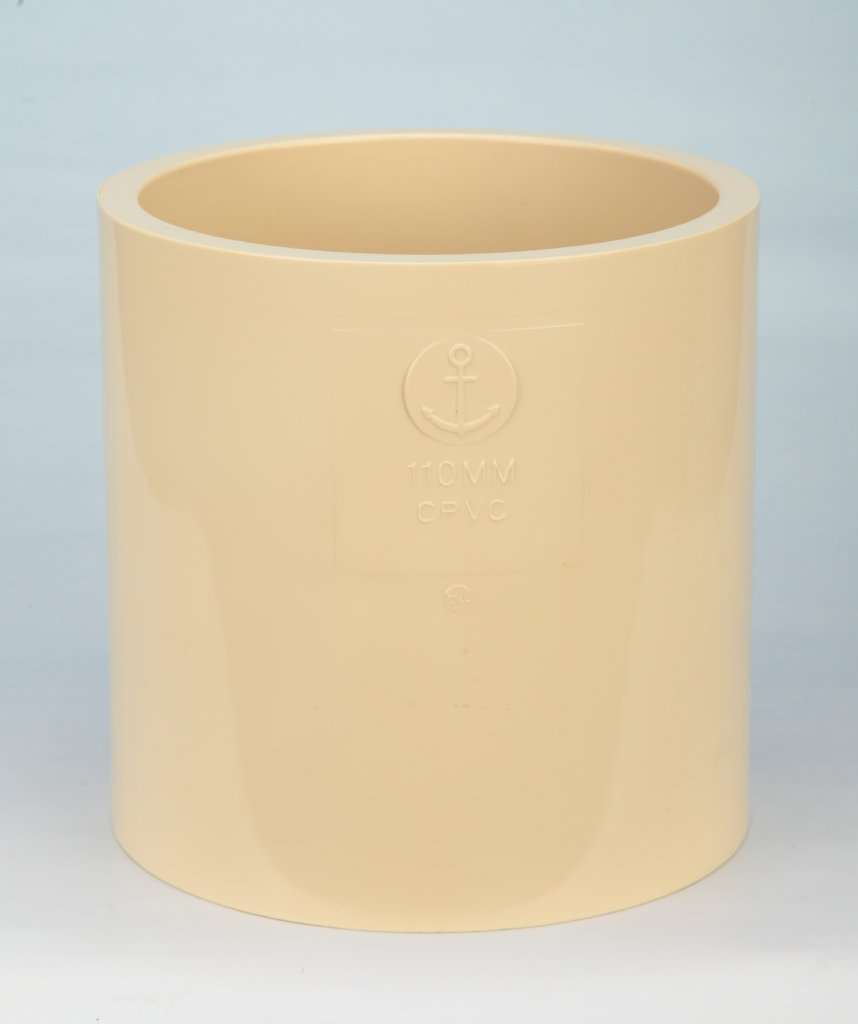 【厂家直供】 锚牌CPVC国标直通/梳杰/CPVC米黄色管件  批发