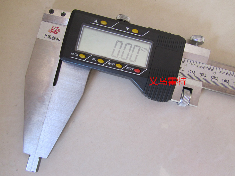 正宗桂林山字牌 电子数显卡尺0-500MM 500MM单向爪数显卡尺