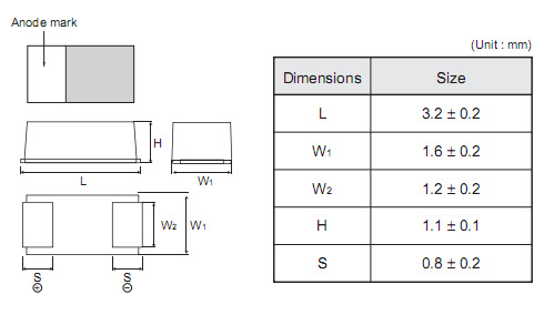 现货供应ROHM(罗姆) TCTAL0G227M8R-D2贴片超薄钽电容 220UF