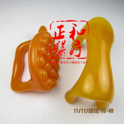 蜜蜡双推按摩龟推拿按摩颈椎脊椎按摩器经络按摩狗|ms