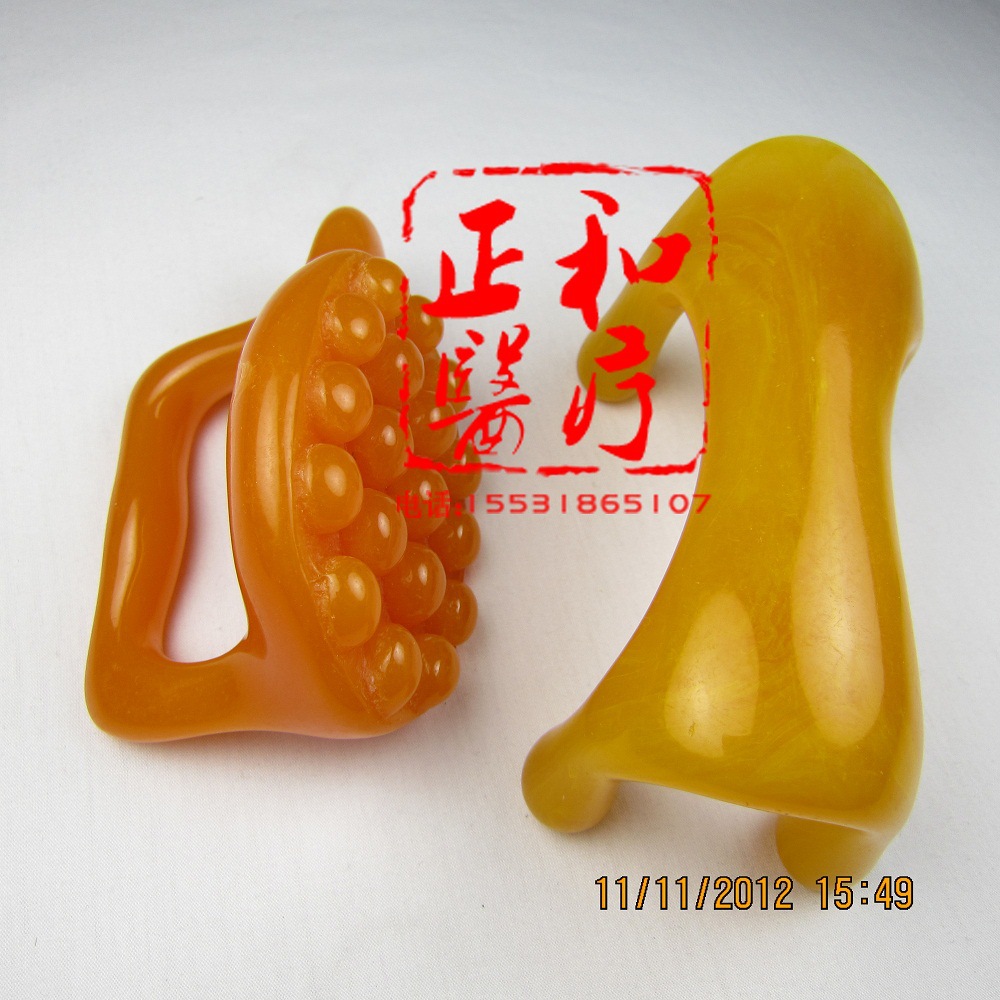 蜜蜡双推按摩龟推拿按摩颈椎脊椎按摩器经络按摩狗|ms