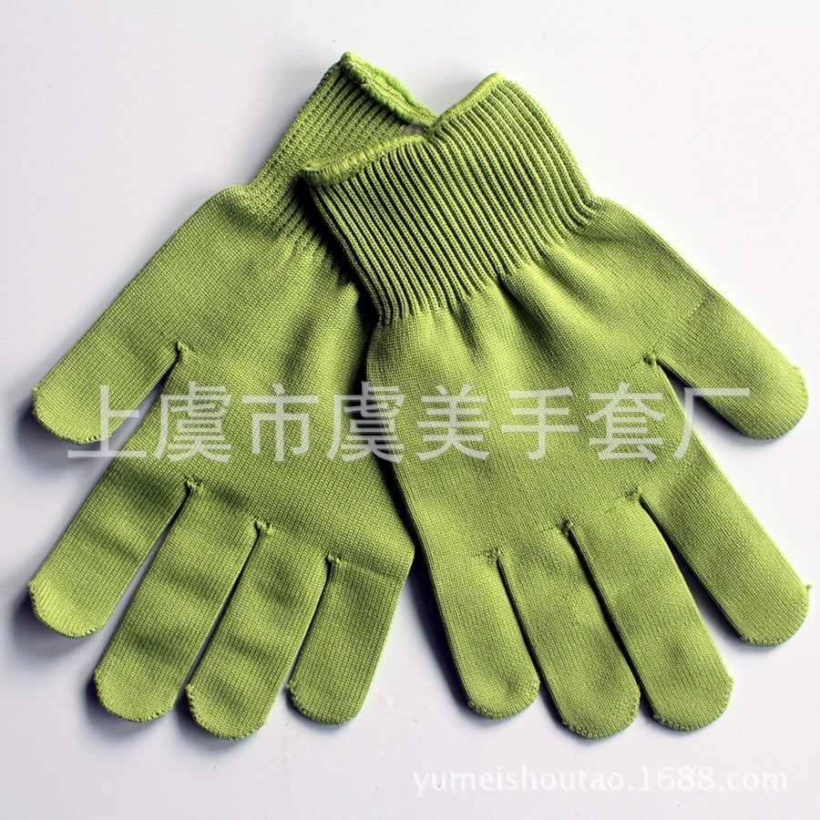 耐磨13针涤纶丝手套 超薄无纤维无毛尼龙丝劳保纱线防护手套